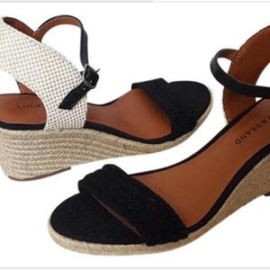 Lucky Black Wedge size 7.5